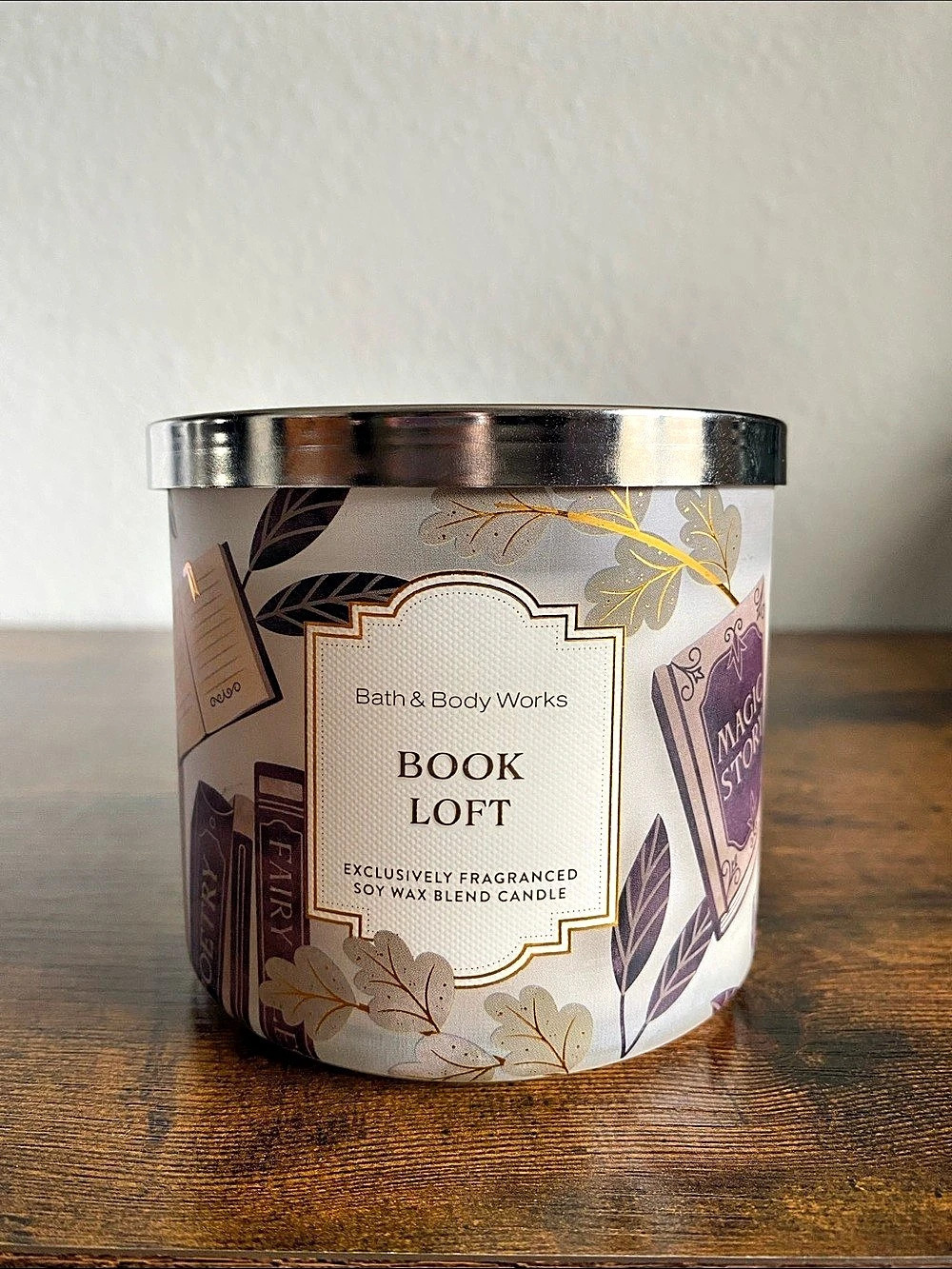Bath & Body Works Book Loft 3-Wick Candle